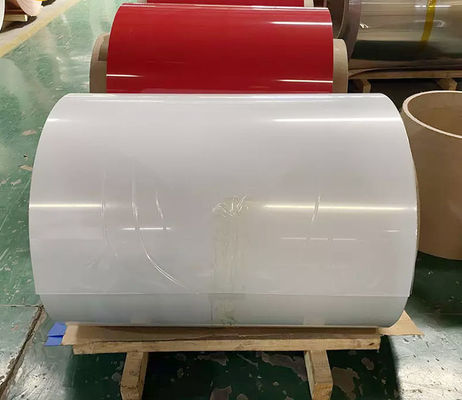 PVDF Metal Roofing Coil 1250mm Coated Aluminum Coil Color Roll 1050 1060