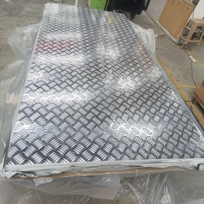 Anti Skid Pattern 3mm Aluminium Tread Plate 5086 5182 Diamond Plate Sheets