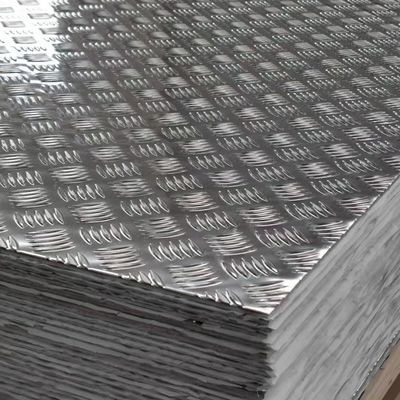 6.5mm Embossed Aluminum Sheet Anti Slip Surface 6A02 Perforated Aluminum Sheet