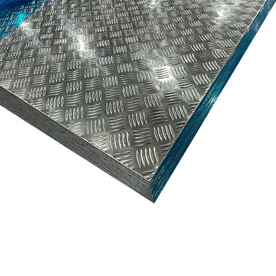 Diamond Embossed Aluminum Sheet Highly Durable 5052 Embossed Aluminum Plate