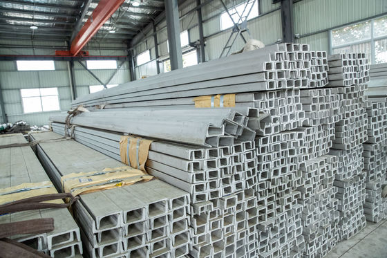 Steel Frame Structure Stainless Steel Channel Waist Thickness 5mm SS 304 Channel